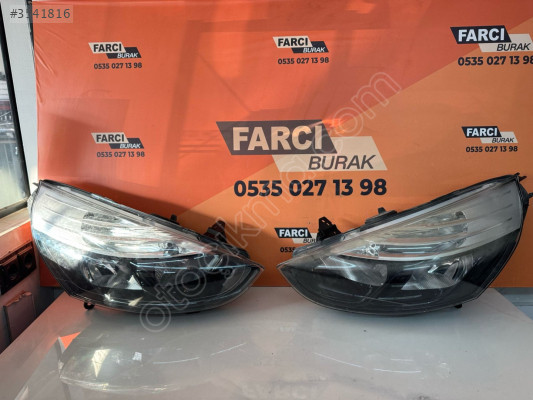 CLİO 4 FAZ 1 SİYAH TAKIM FAR ORJİNAL