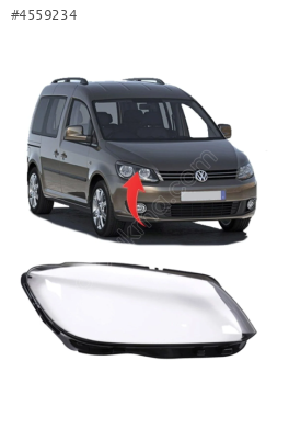 CADDY SIFIR SAĞ FAR CAMI 2004-2009