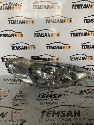 PEUGEOT 206 SAĞ FAR ÇIKMA ORJ TEMİZ TEMSAN OTO