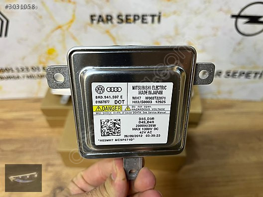 AUDİ A3 CABRİO XENON FAR BEYNİ 15-16 OEM:8K0941597E