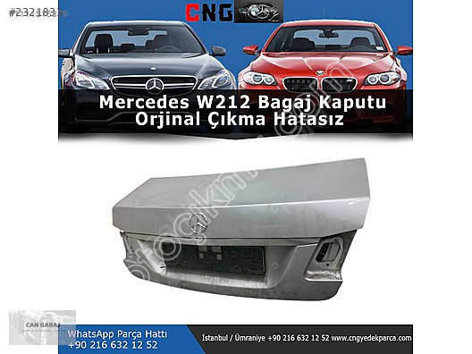 Mercedes W212 Bagaj Kaputu Hatasız Çıkma