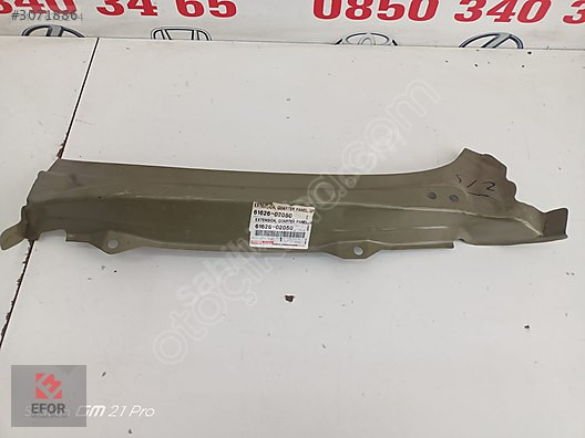 TOYTA AURİS SIFIR ORJ SOL ARKA ÇAMURLUK ÜST SAC10-12 61626-02050