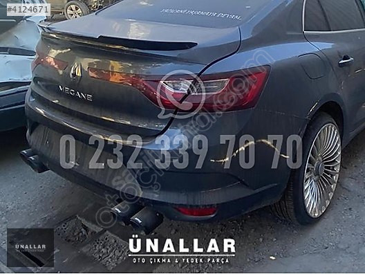 RENAULT MEGANE 4 ARKA TAMPON | ÜNALLAR OTO ÇIKMA |