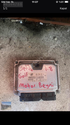 Volkswagen jetta ve golf uyumlu motor beyni