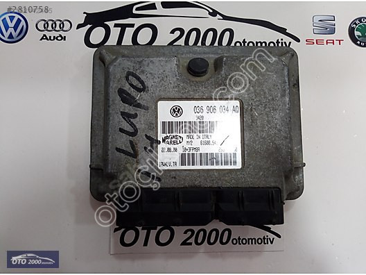 036906034AQ VOLKSWAGEN LUPO 1.4 AUA MOTOR BEYNİ