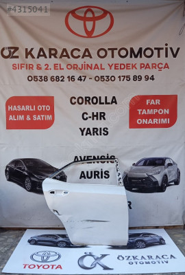2013-2018 TOYOTA COROLLA ÇIKMA ORİJİNAL SAĞ ARKA KAPI