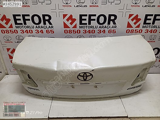 TOYOTA AVENSİS BAGAJ KAPAĞI ÇIKMA ORİJİNAL PARÇA 2020-2014