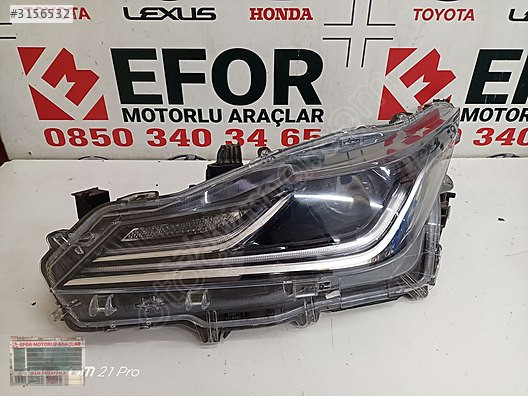 TOYOTA COROLLA PASSİON SOL FAR ÇIKMA ORİJİNAL PARÇA 2019-2023