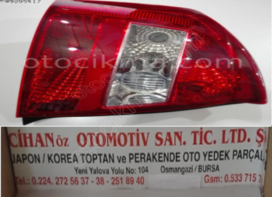 KİA SORENTO SAĞ SOL STOP 2004 2006