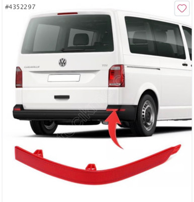 TRANSPORTER SAG ARKA TAMPON REFLEKTÖRÜ 2016-2021 7E0945106D