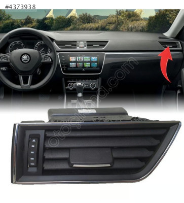 3V0819702C SKODA SUPERB 2015-2024 TORPİDO HAVALANDIRMASI ÖN SAG