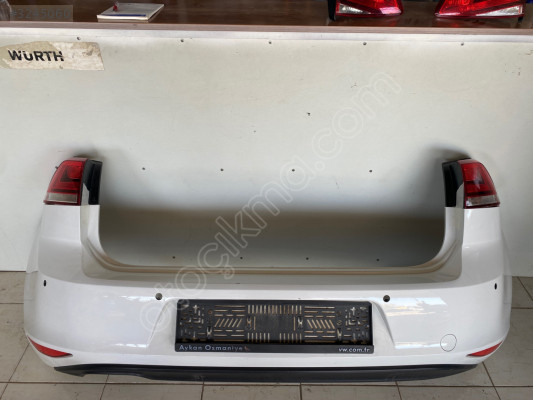 Golf 7 hatasız dolu arka tampon Orjinal beyaz renk