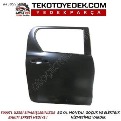 HILUX ARKA KAPI SAĞ SOL 2016 VE ÜZERİ / KAMPANYA