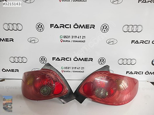 PEUGEOT 206 SAĞ SOL DIŞ STOP ORJİNAL