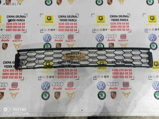 SKODA SCALA  2019- ÖN TAMPON ORTA IZGARASI OEM 657853677