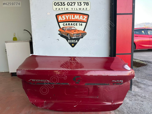 EGEA SEDAN BAGAJ KAPAĞI ORJİNAL KIRMIZI