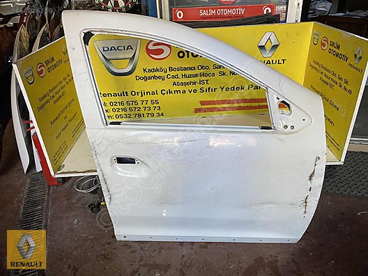 RENAULT SYMBOL ÇIKMA ORJİNAL SAĞ ÖN KAPI VE DİĞER PARÇALARI