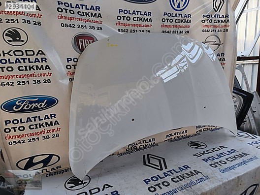 Fiat egea motor kaputu orijinal beyaz göçük hasarlı