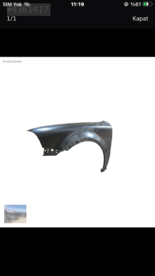 Volkswagen passat b5 sol çamurluk