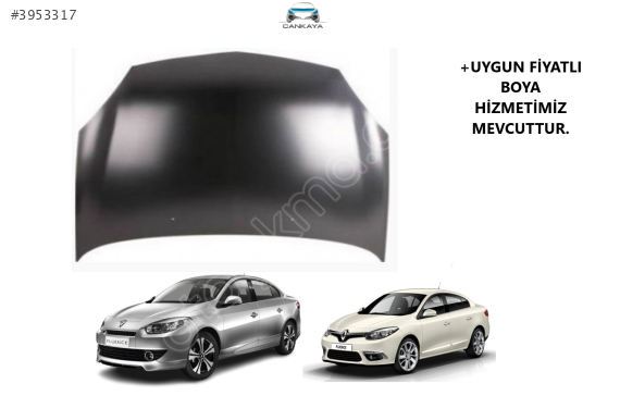 RENAULT FLUENCE TÜM MODELLERLE UYUMLU MOTOR KAPUTU SIFIR