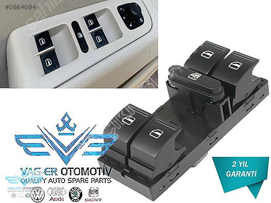 SKODA ROOMSTER 2011-2015 ÖN SOL CAM AÇMA KAPAMA DÜĞMESİ TUŞU