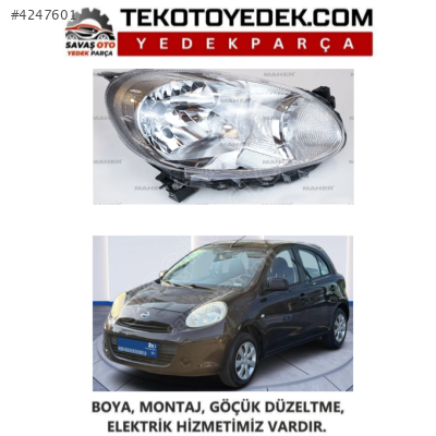 MİCRA ÖN FAR SAĞ SOL 2011 2012 2013 KAMPANYA