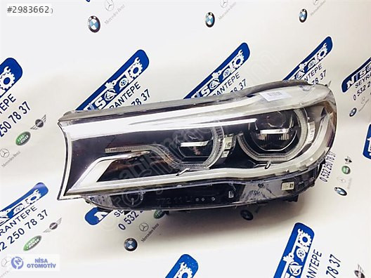 BMW 7 SERİSİ G11 KASA SOL FAR ADAPTİF LEDLİ ORJ ÇIKMA 7438243