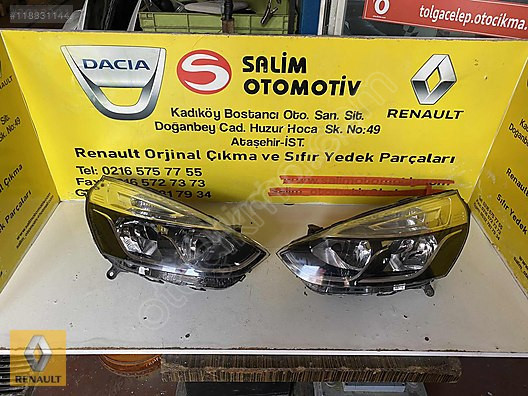260601176R RENAULT CLIO 4 SIFIR SAĞ SOL FAR VE DİĞER PARÇALARI