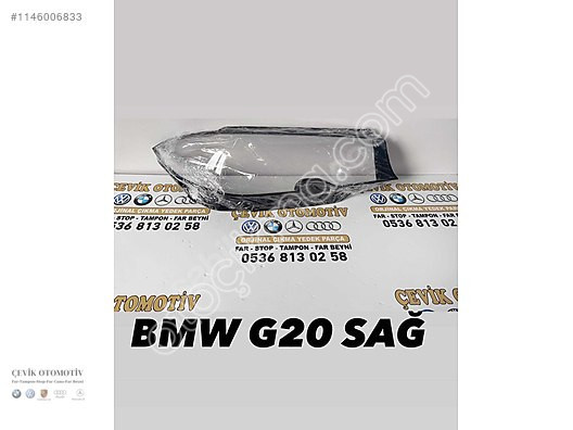 BMW G20 SAĞ FAR CAMI