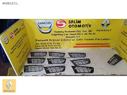 RENAULT MEGANE 2 ÇIKMA ORJİNAL KROM PANJUR VE DİGERLERİ