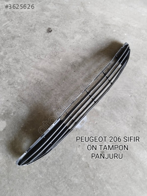PEUGEOT 206 SIFIR ÖN TAMPON IZGARASI