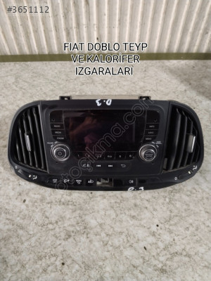 FİAT DOBLO 3 VE 4 ORJİNAL TEYP VE KALORİFER IZGARALARI