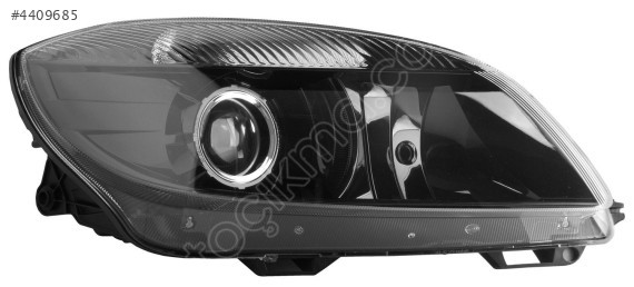 5J1941018F FABİA ROOMSTAR 11-15 ÖN FAR KOMPLE  SİYAH R