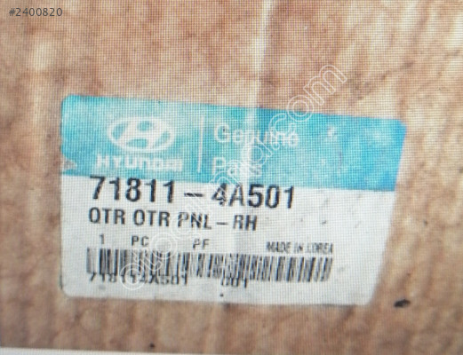 STAREX UZUN KASA SAĞ ARKA DIŞ PANEL