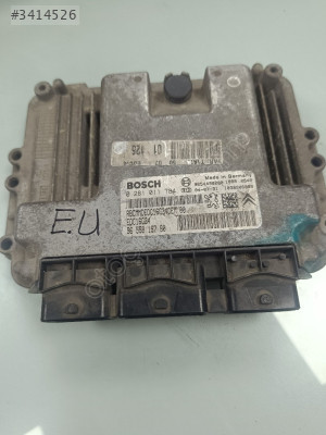 Peugeot 206 1.4 Motor Beyni 0281011784 EDC16C34 9655919780