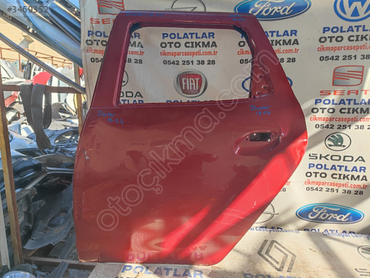 Dacia Duster Sol Arka kapı göçük hasarlı sedef kırmızı 18-24