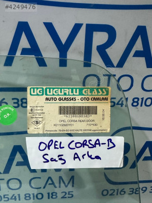 OPEL CORSA B ARKA KAPI CAMI SAĞ
