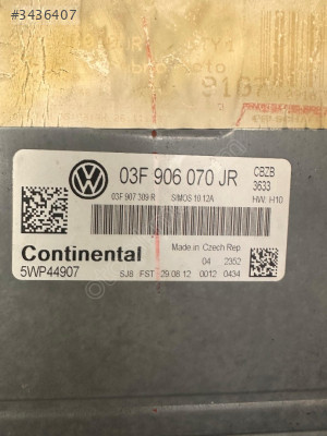 03F 906 070 JR SIMOS 10.12A  JETTA MOTOR BEYNİ