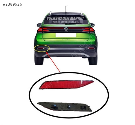 VW TAİGO 22-23 TAMPON REFLEKTÖRÜ SOL ARKA 2G7945105B