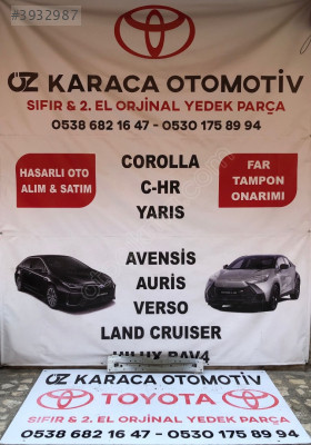 2019-2025 TOYOTA COROLLA ÇIKMA ORJİNAL ÖN PANEL ÜST SACI