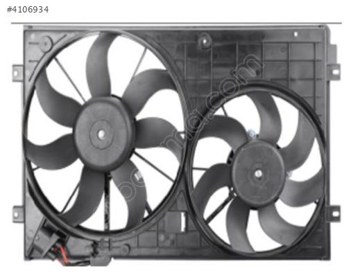 VOLKSWAGEN JETTA 2013 2016 FAN MOTORU SET 1K0959455