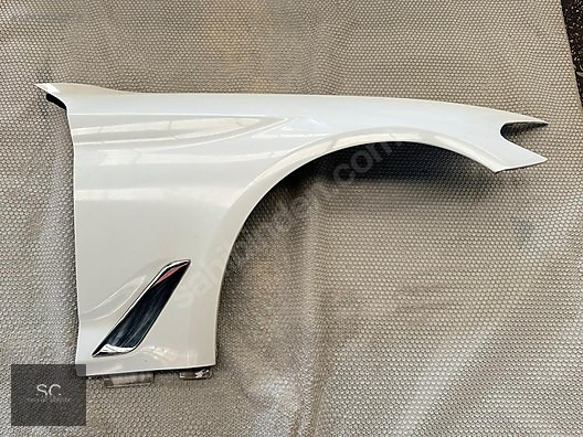 BMW 5 SERİSİ G30 SAĞ BEYAZ BOYASIZ ÇAMURLUK