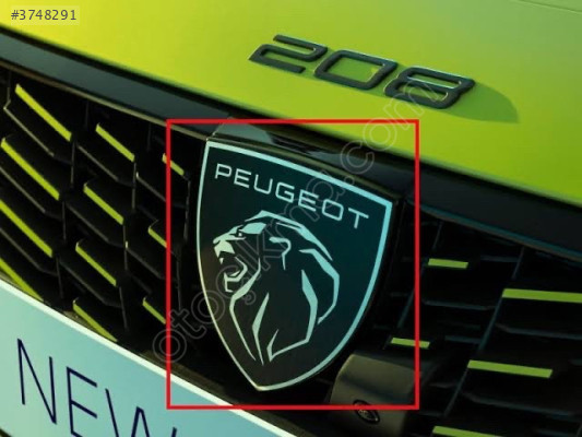 Peugeot 208 amblem 9854558180 Orjinal