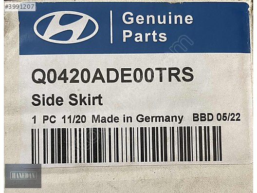 HYUNDAİ İ20 BODY KİT TAKIM Q0390ADE00TRS-Q0431ADE00TRS
