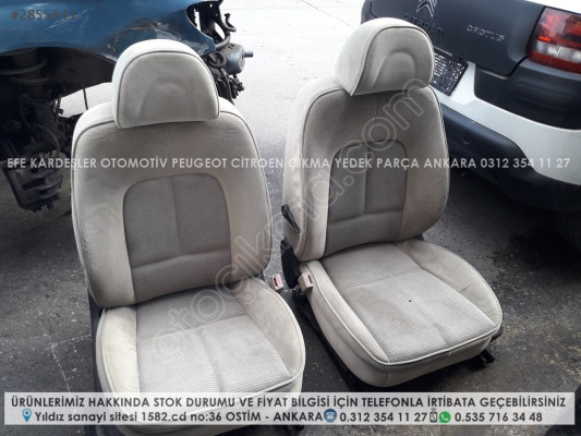 peugeot 407 çıkma elektrikli hareketli koltuk takımı