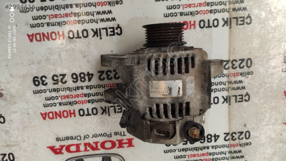 Toyota Corolla şarj dinamosu 2002 2007 model orijinal çıkma hadi