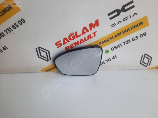 Megane 4 Clio 5 Talisman Sıfır Isıtmalı Sol Ayna Camı 963664523R