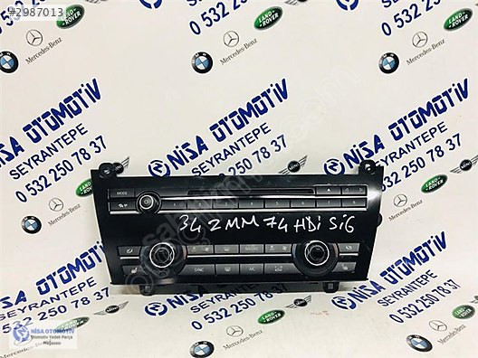 BMW 7 SERİSİ F01 KASA KLİMA KONTROL PANELİ 9324369