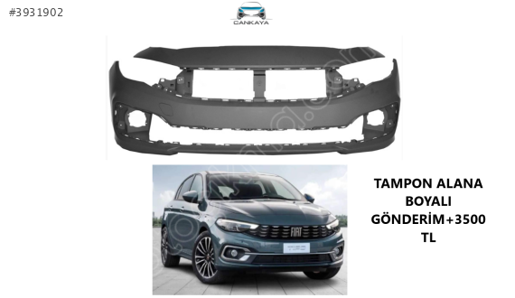 FİAT EGEA 2020+ YENİ KASA ÖN TAMPON (BOYALI GÖNDERİM+3500TL)