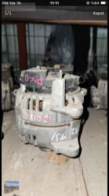 Volksvagen Polo 1.2 tsı şarj dinamosu